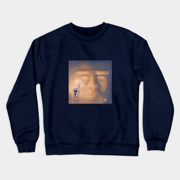 Face Ruins Explorer Crewneck Sweatshirt by Warm Your Toes